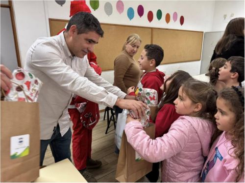Visita Natal Escola Prim&aacute;ria